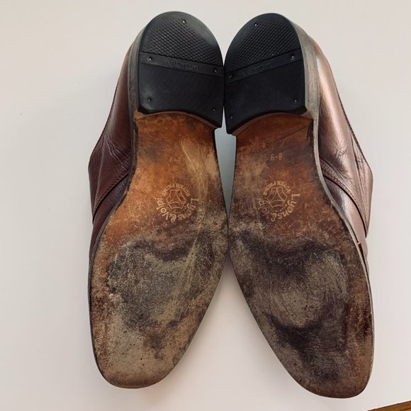 Bally Monk Strap Fine Leather Hand Sewn Shoe Size 10.5 - Picture 8 of 10